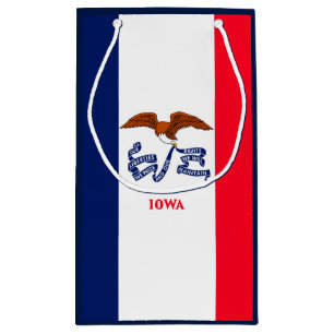Iowa State Flag Design Small Gift Bag
