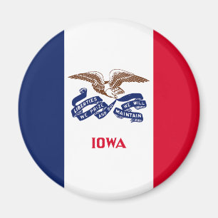 Iowa State Flag Magnet