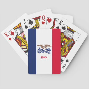Iowa State Flag Playing Cards