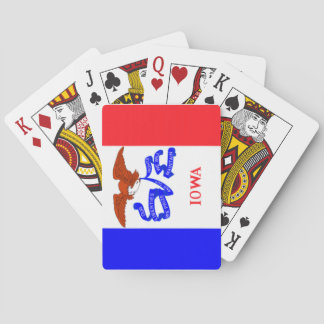 Iowa State Flag Playing Cards