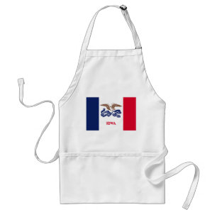 Iowa State Flag Standard Apron
