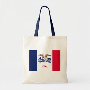 Iowa State Flag Tote Bag
