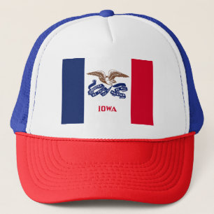 Iowa State Flag Trucker Hat