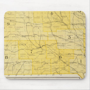 Iowa State Maps Mouse Mat