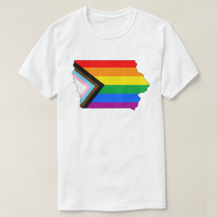 Iowa State Pride LGBTQ Progress Pride T-Shirt