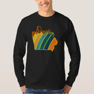 Iowa State Pride Sunset I Love Iowa T-Shirt