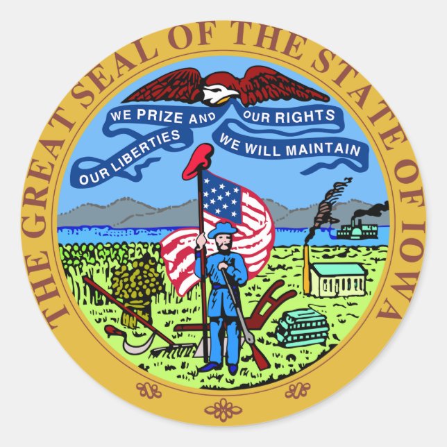 Iowa State Seal (Front)