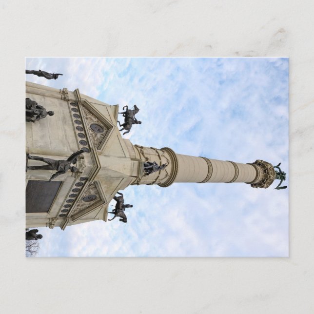 Iowa - Statue Postcard (Front)