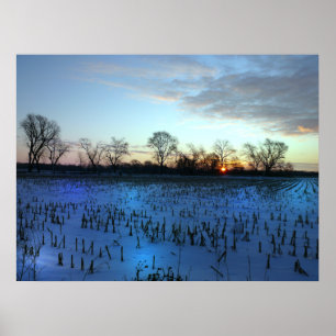 Iowa Sunrise Poster
