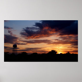 Iowa Sunset Poster