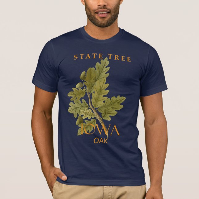 Iowa Territory Oak Tree T-Shirt (Front)