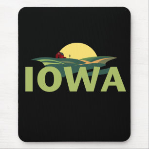 Iowa United States of America Mouse Mat