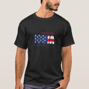 Iowa USA Flag T-Shirt