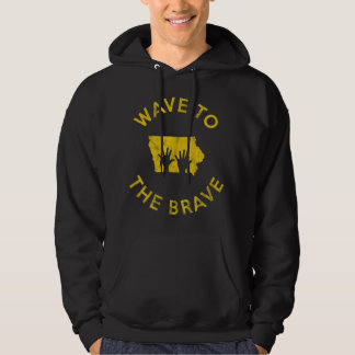 Iowa Wave to the Brave Football Childrens Hospital Hoodie