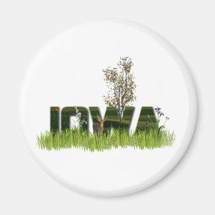 Iowa Wildlife Magnet