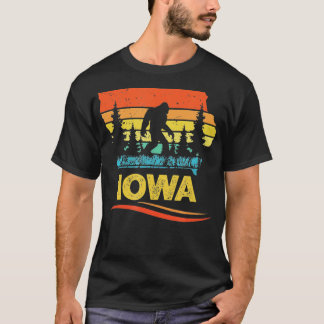 Iowa with a Bigfoot T-Shirt