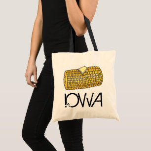 IOWA Yellow Buttered Corn on the Cob Corncob Tote Bag