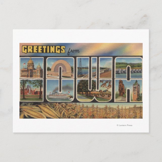 IowaLarge Letter ScenesIowa Postcard (Front)