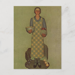Iowa's Product by Grant Wood Postcard