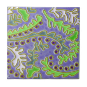 IP003 Indian Paisley Reproduction Antique Tile