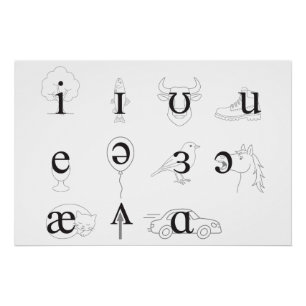 IPA Vowels Poster