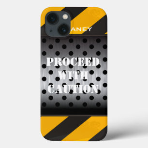 iPad Air Case Construction Zone Yellow, Black