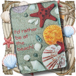 iPAD CASE - I'd Rather Be At The Beach - Grey<br><div class="desc">"I'd Rather Be at the Beach", wouldn't you! With this attractive Grey iPad 9.7" CASE you will be reminded to plan a trip. ►Other case sizes may be available. ►Personalise by replacing the existing text with whatever you like as well as changing the font style, colour, and size. Or remove...</div>