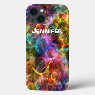 iPad Case Rainbow Lights Personalised