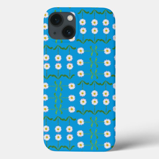 iPad Mini Retina Case-Mate Case: Daisies on Teal iPhone Case (Back)