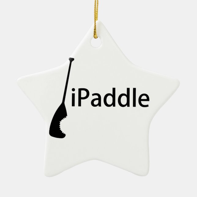 iPaddle Ceramic Tree Decoration (Front)