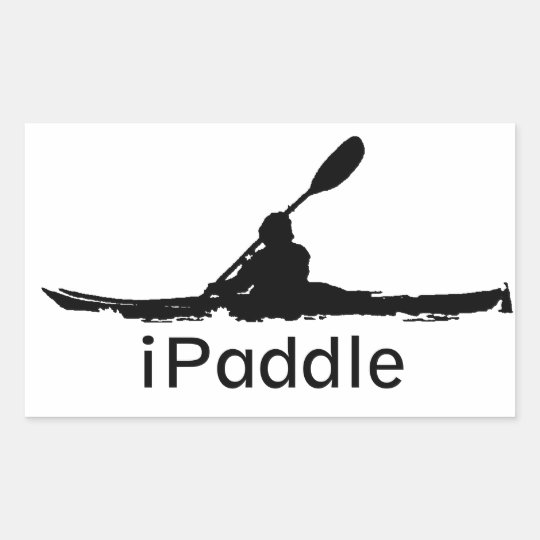 iPaddle Rectangular Sticker