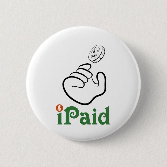 ipaid 6 cm round badge (Front)