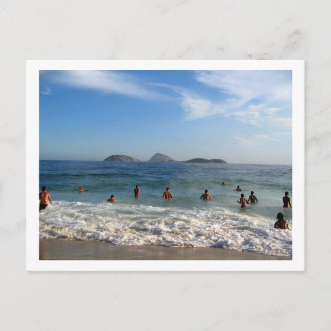 Ipanema Beach Postcard (Front)