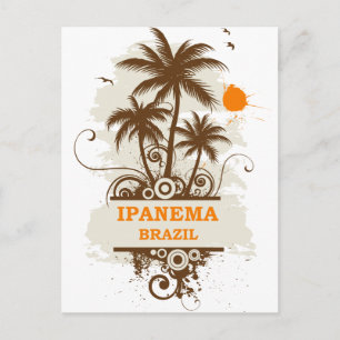 Ipanema Brazil Postcard