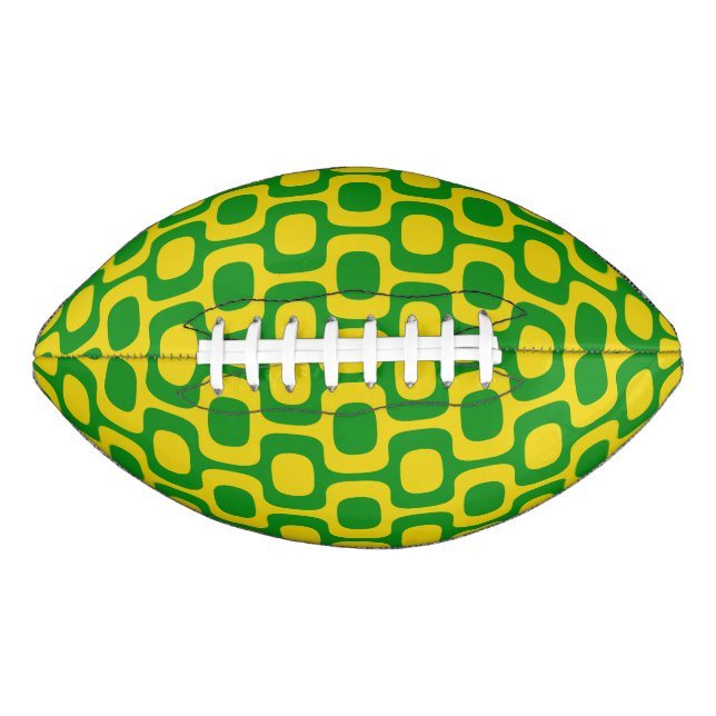 Ipanema Sidewalk Pattern, Beach Pattern, Brazil American Football (Front)