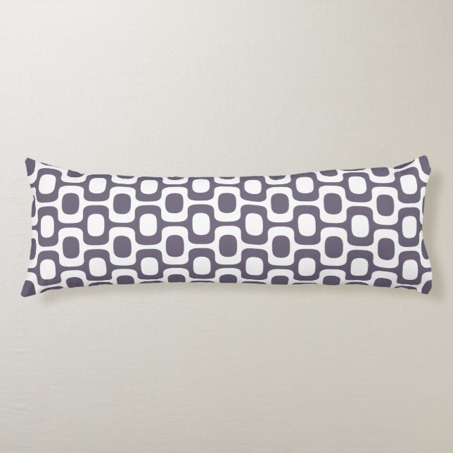Ipanema Sidewalk Pattern, Beach Pattern, Brazil Body Cushion (Front)