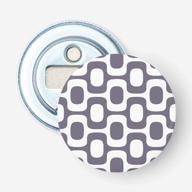 Ipanema Sidewalk Pattern, Beach Pattern, Brazil Bottle Opener (Front)