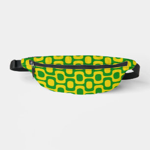 Ipanema Sidewalk Pattern, Beach Pattern, Brazil Bum Bags
