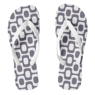 Ipanema Sidewalk Pattern, Beach Pattern, Brazil Flip Flops