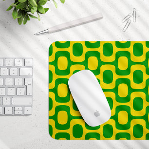 Ipanema Sidewalk Pattern, Beach Pattern, Brazil Mouse Mat