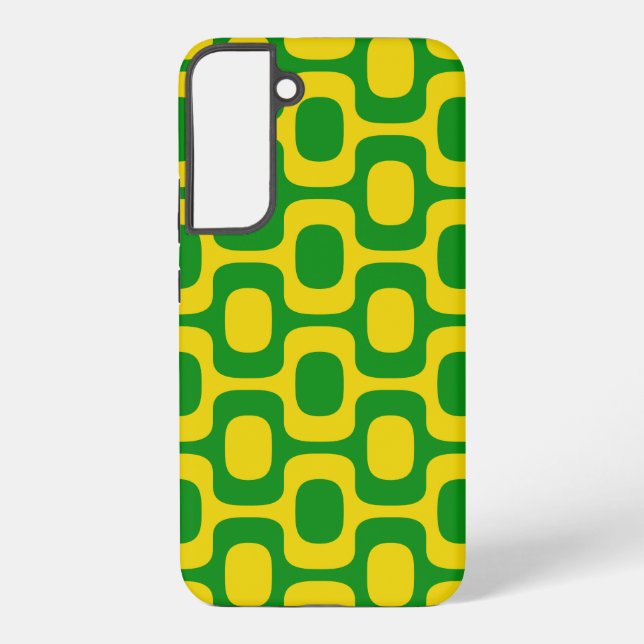 Ipanema Sidewalk Pattern, Beach Pattern, Brazil Samsung Galaxy S22+ Case (Back)