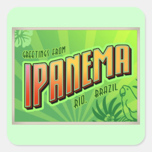 IPANEMA SQUARE STICKER