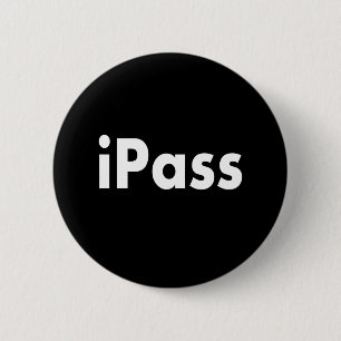 iPASS 6 Cm Round Badge