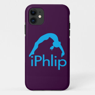 iPhlip Blue Gymnastics Gymnast iPhone 11 Case