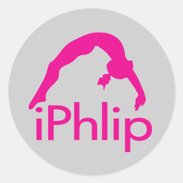 iPhlip Gymnastics Sticker (Front)