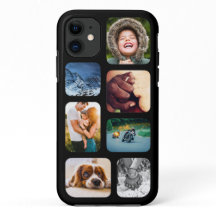 iPhone11 Photo Collage Template Rounded Strong