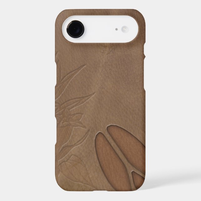 iPhone4 Masculine Deer FootPrint Leather Look Case-Mate iPhone Case (Back)