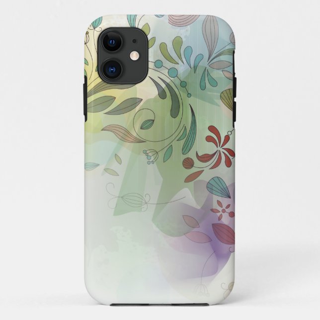 iPhone5 Abstract Watercolor Floral Case-Mate iPhone Case (Back)