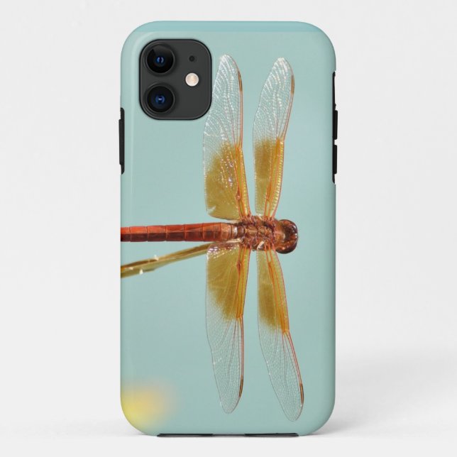 iPhone5 Case Dragonfly with Irridescent Colours (Back)