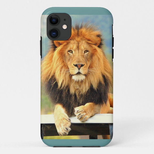 iPhone5 Case Male Lion King of the Jungle (Back)